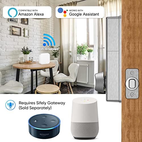 Secure Front Door Lock with Wi-Fi