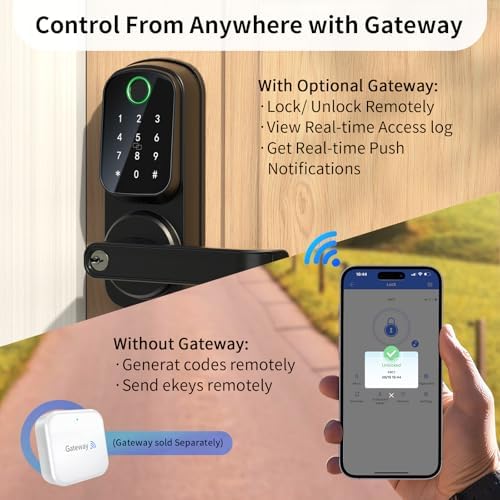 IRONZON Keyless Entry Door Lock with Handle