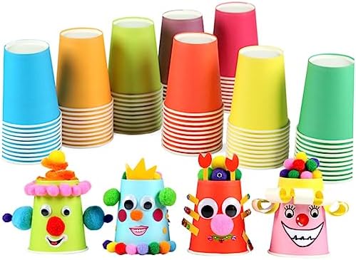 Grass GreenDisposable Paper Cups for Crafts