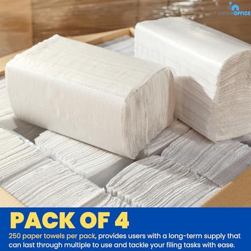 1InTheOffice Multifold Paper Towels 1-Ply 9 x 945 250 x 4
