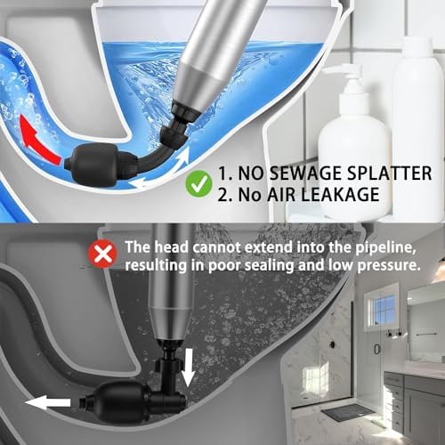 Heavy-Duty Electric Toilet Plunger