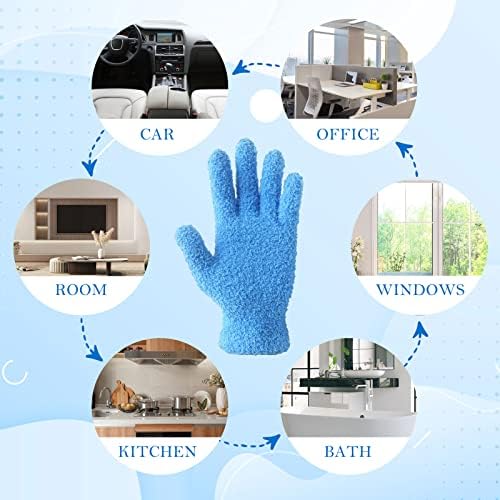 Evridwear Microfiber Plant Dusting Gloves