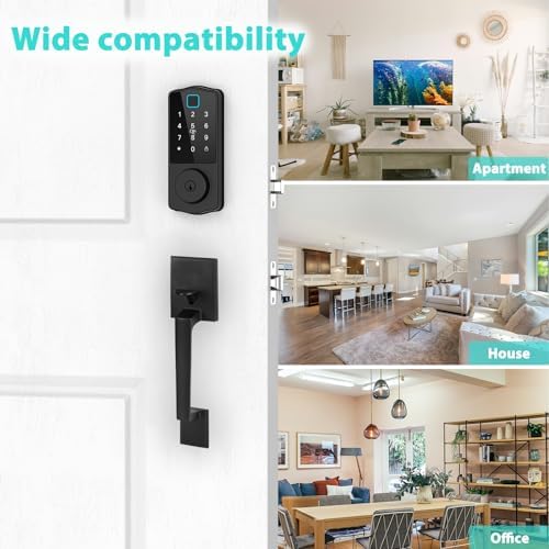 WiFi Front Door Lock with Alexa Voice Control Keyless Entry