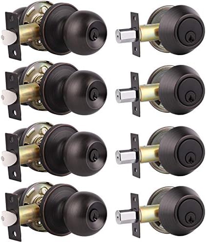 Oil Rubbed Bronze Entry Door Lockset