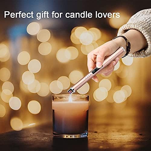 SUPRUS Rechargeable LED Lighter with Safety Switch and Battery Display