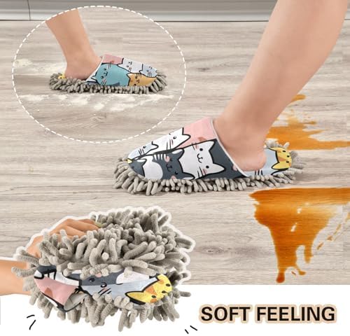Effortless Housecleaning with FLildon Microfiber Cat Slippers