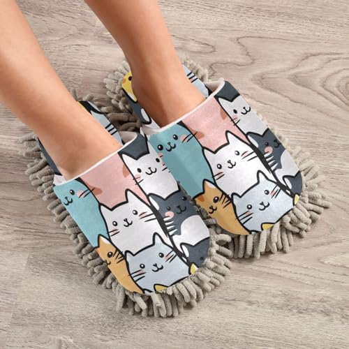 Effortless Housecleaning with FLildon Microfiber Cat Slippers