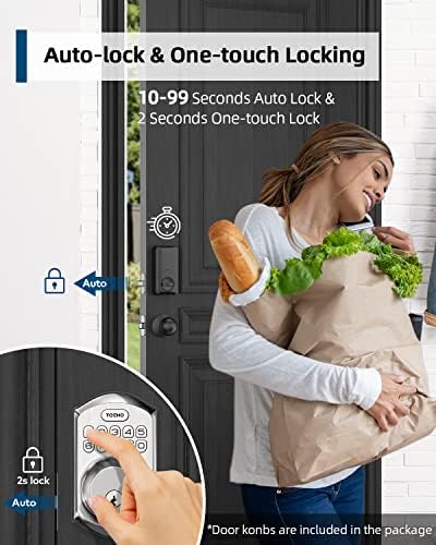 TEHO Keyless Entry Door Lock Smart and Secure Front Door Solution