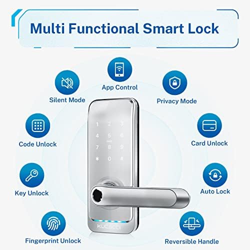 KUCACCI Keypad Smart Door Lock with Handle