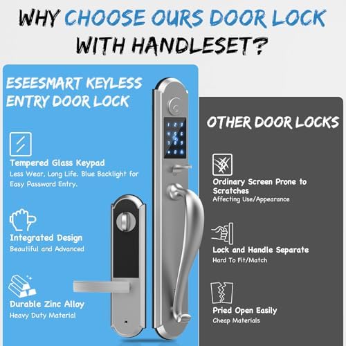 Eseesmart Front Door Lock with Keyless Entry