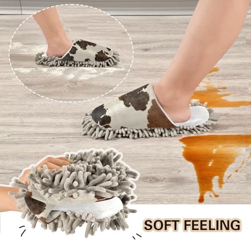 Burbuja Cow Skin Mop Slippers