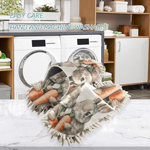 Burn the Floor Microfiber Rabbit Carrots Daily Slipper
