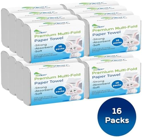 High-Quality Multi-Fold Paper Towels for Absorbing Messes