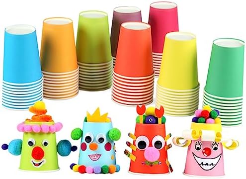 100PCS Toddler Paint Cups craft cups for kids