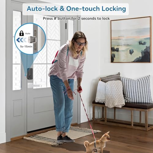 Harfo Fingerprint Door Lock Set with Handle
