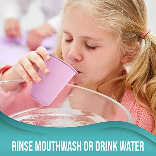 5 oz Yellow Disposable Cups for Mouthwash Reusable Uses