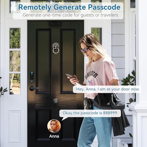 Harfo Smart Door Lock Set with Fingerprint App Control Keyless Entry Security