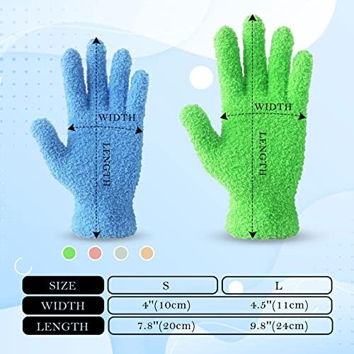 Evridwear Microfiber Plant Dusting Gloves