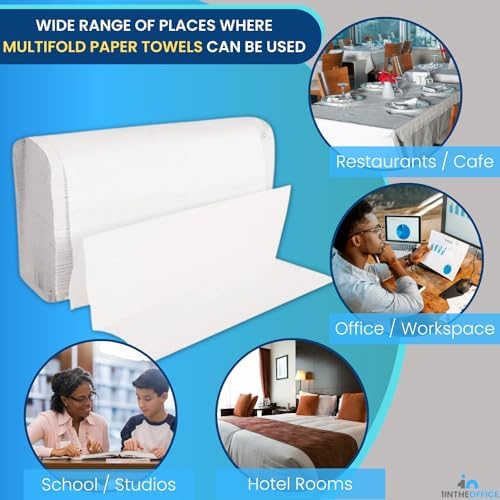 1InTheOffice Multifold Paper Towels 1-Ply 9 x 945 250 x 4