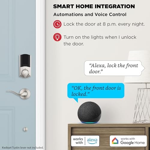 Secure Easy Kwikset Halo Touch Smart Deadbolt with Fingerprint Entry