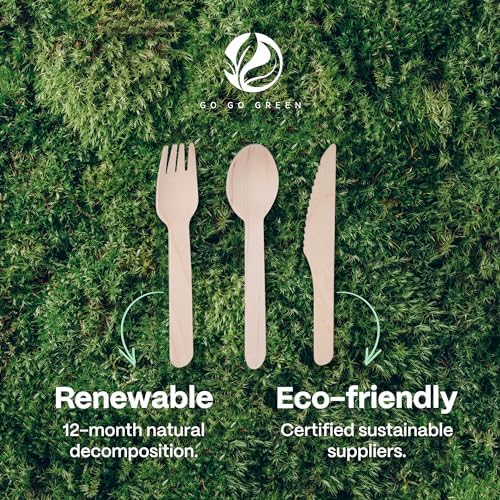 Eco-Friendly Wooden Cutlery Set
