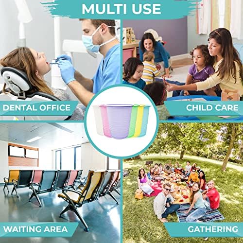 5 oz Yellow Disposable Cups for Mouthwash Reusable Uses